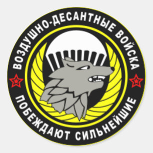 Russische 45e pleister voor vliegtuigrecon ronde sticker