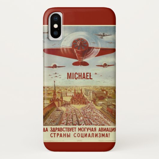  Russische aangepaste telefoongesprekken Case-Mate iPhone Case (Achterkant)