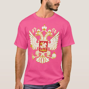 Russische adelaar wapen Russische vlag Russische v T-shirt