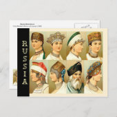 Russische adressen briefkaart (Voorkant / Achterkant)