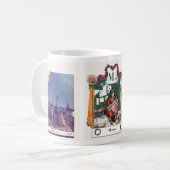 Russische alfabet Afbeelding Mokken, reeks I (nr.  Koffiemok (Voorkant links)