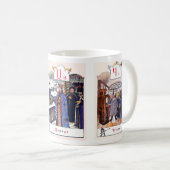 Russische alfabet Afbeelding Mokken, reeks I (nr.  Koffiemok (Voorkant rechts)