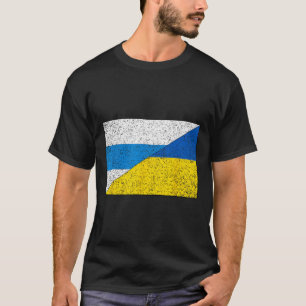 Russische Anti-oorlogsvlag Oekraïense vlag Net Voy T-shirt