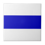 russische anti - oorlogsvlag oekraïne - blauwe lij tegeltje<br><div class="desc">russische anti - oorlogsvlag oekraïne - blauwe lijn solidariteitssymbool</div>