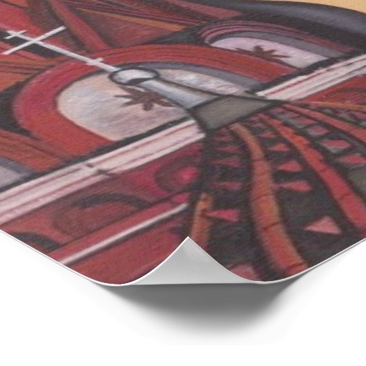 Russische architectuur poster (Hoek)