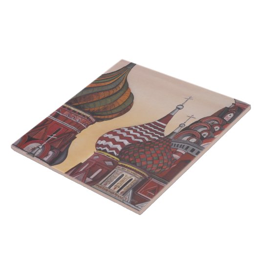 Russische architectuur tegeltje (Zijkant)