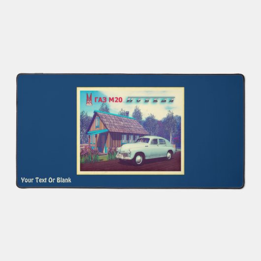 Russische auto en Dacha Bureaumat (Voorkant)