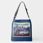 Russische auto en Dacha Crossbody Tas (Achterkant)