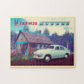 Russische auto en Dacha Legpuzzel (Horizontaal)