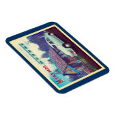 Russische auto en Dacha Magneet (Rechterzijde)