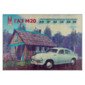 Russische auto en Dacha Snijplank (Voorkant)
