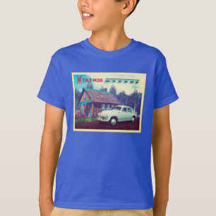 Russische auto en Dacha T-shirt