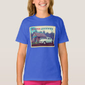 Russische auto en Dacha T-shirt (Voorkant)