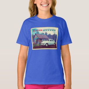 Russische auto en Dacha T-shirt