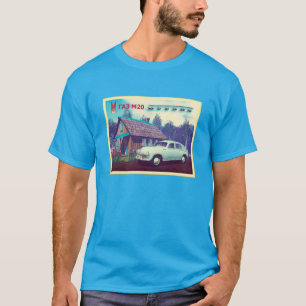 Russische auto en Dacha T-shirt