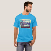 Russische auto en Dacha T-shirt (Voorkant volledig)
