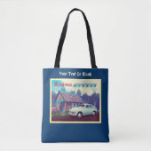 Russische auto en Dacha Tote Bag (Voorkant)