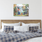 RUSSISCHE BABA YAGA FOLK TALE CANVAS AFDRUK (Insitu (Slaapkamer))
