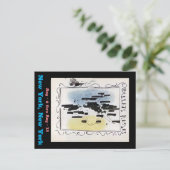Russische ballet briefkaart (Staand voorkant)