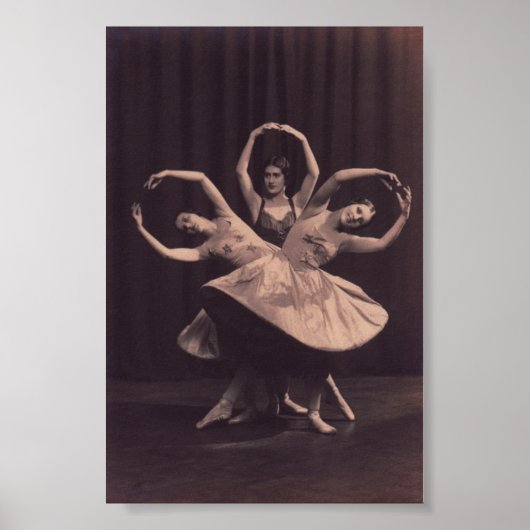 Russische balletdruk poster (Voorkant)