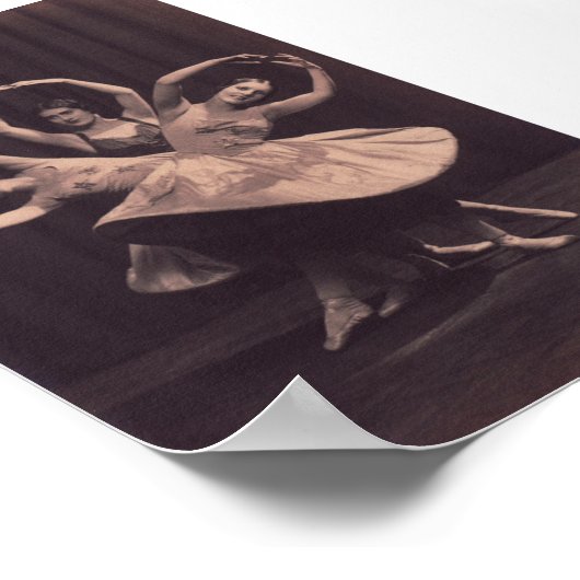 Russische balletdruk poster (Hoek)