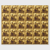  Russische blauwe kat Cadeaupapier (Vlak)