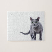 Russische blauwe kat legpuzzel (Horizontaal)