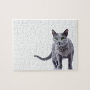 Russische blauwe kat legpuzzel