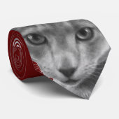 Russische blauwe kat stropdas (Opgerold)