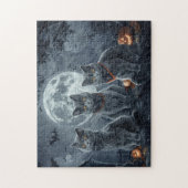 Russische Blauwe Katten Halloween Spooky Legpuzzel (Verticaal)