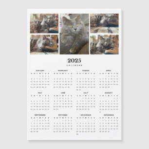 Russische Blauwe Nebelung Cat Magnetische Kalender