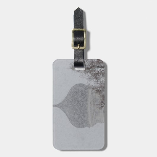 Russische blizzard bagagelabel (Voorkant verticaal)