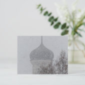Russische blizzard briefkaart (Staand voorkant)