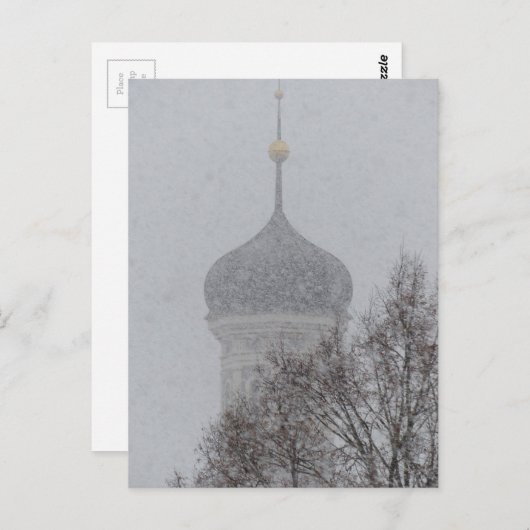 Russische blizzard briefkaart (Voorkant / Achterkant)