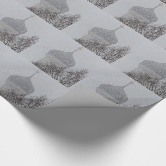 Russische blizzard cadeaupapier (Hoek)
