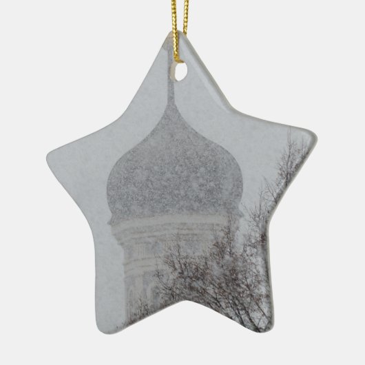 Russische blizzard keramisch ornament (Links)