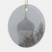 Russische blizzard keramisch ornament (Links)