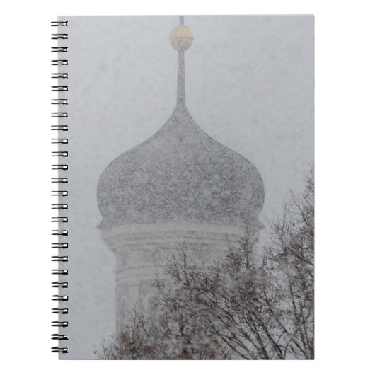 Russische blizzard notitieboek (Voorkant)