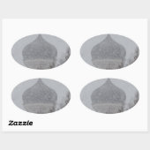 Russische blizzard ovale sticker (Vel)