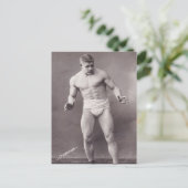 Russische Bodybuilder Briefkaart (Staand voorkant)