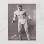 Russische Bodybuilder Briefkaart (Voorkant)