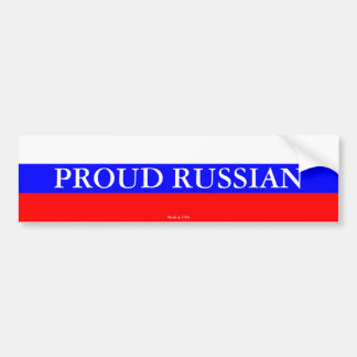 Russische Bumpersticker