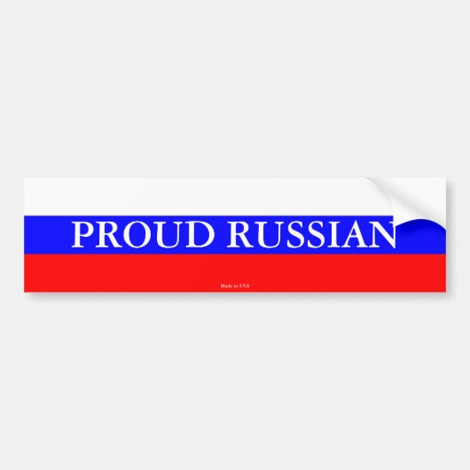 Russische Bumpersticker (Voorkant)
