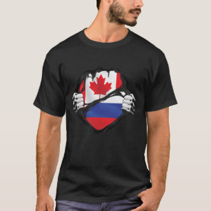 Russische Canadese handvuurvlieger T-shirt