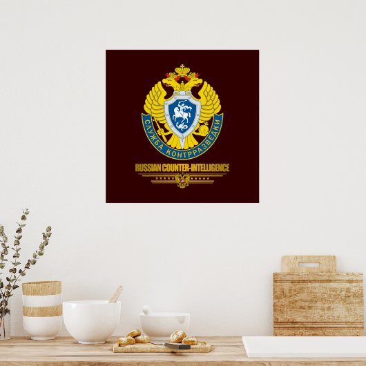 Russische contraspionage poster (Keuken)