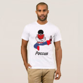 Russische Cossack Dancer T-shirt (Voorkant volledig)