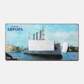 Russische Cruiser Aurora Bureaumat (Keyboard & Muis)