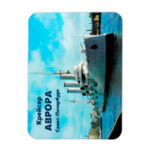 Russische Cruiser Aurora Magneet (Verticaal)