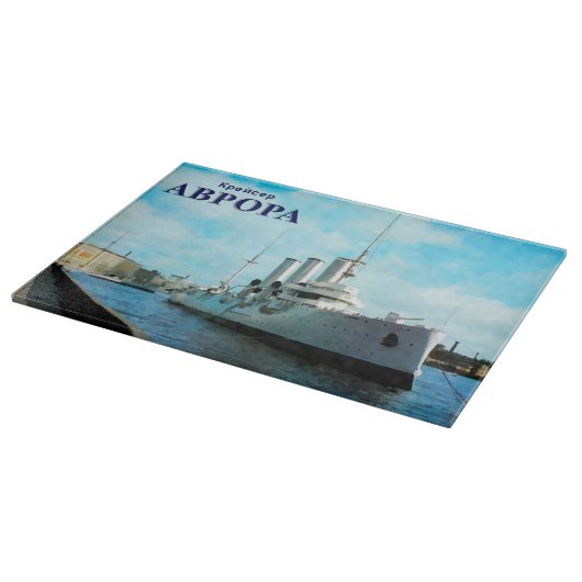 Russische Cruiser Aurora Snijplank (Hoek)