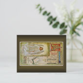 Russische Cyrillisch Alphabet-kaarten ~ Elisabeth  Briefkaart (Staand voorkant)